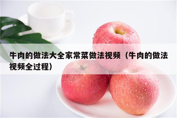 牛肉的做法大全家常菜做法视频(牛肉的做法视频全过程)